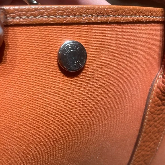 Authentic Hermès Garden Party 36 Tote Bag– Orange (Vintage) - Picture 11 of 11